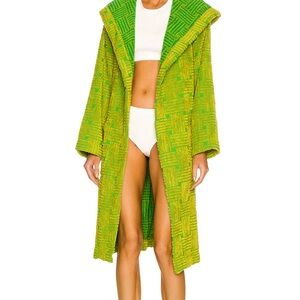 Bottega Veneta Green Textured Robe